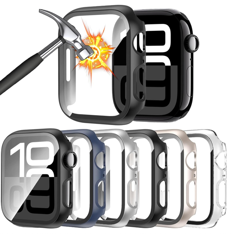 Jewelry Smart Watches - Vetro temperato + custodia per Apple
