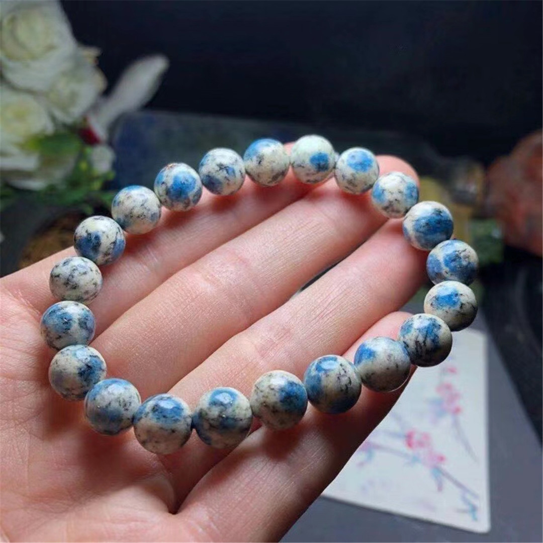 Gemstone Bracelet Healing - 9mm Natural K2 Jasper bracciale gioielli