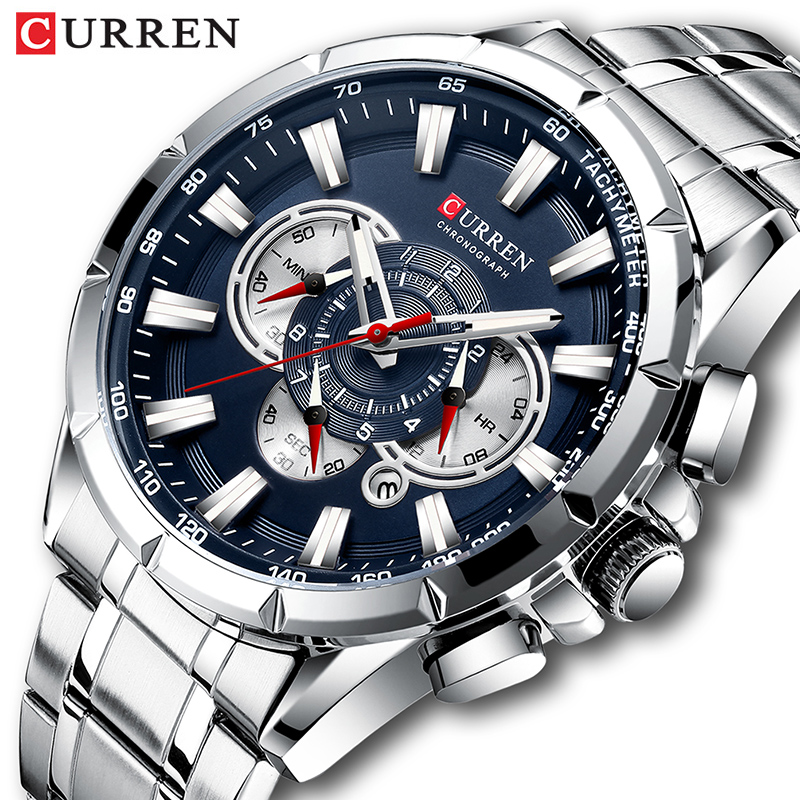 Jewelry Inspired Watches - CURREN Orologio da polso da uomo