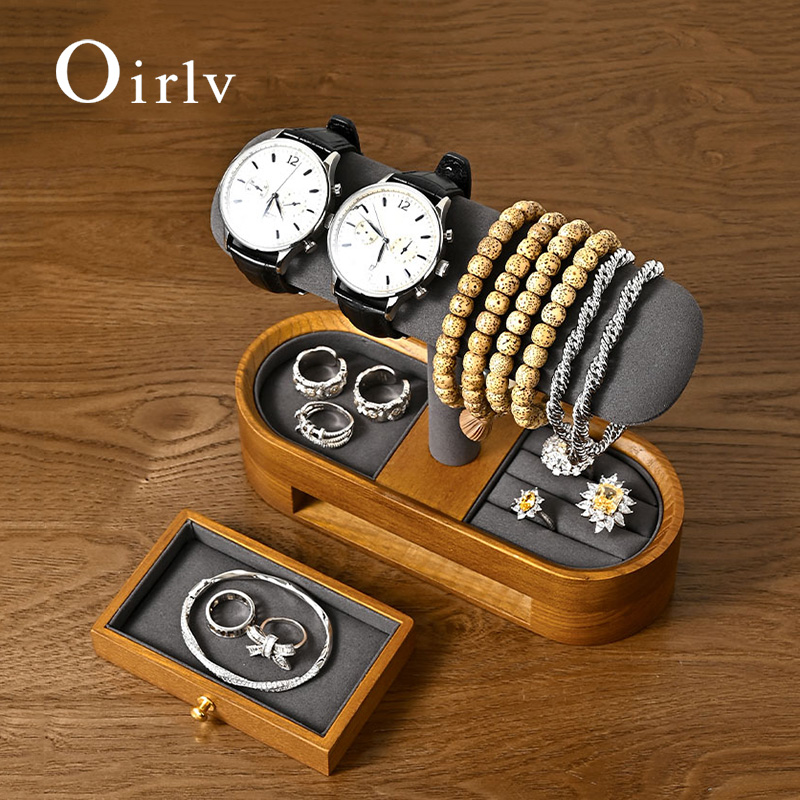 Watch Display Box - Oirlv Organizzatore per orologi in legno
