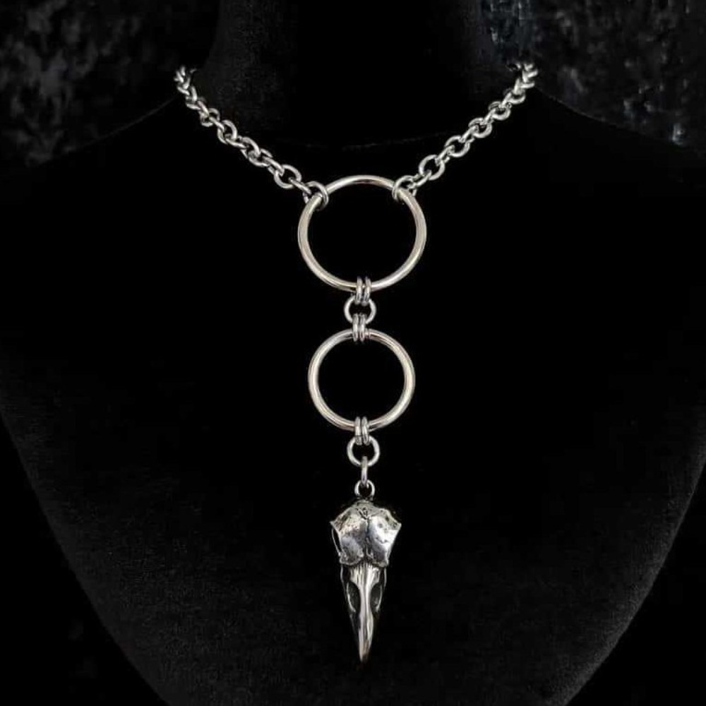 Gothic Skull Ring - Nuova Collana Gotica in Acciaio Inossidabile