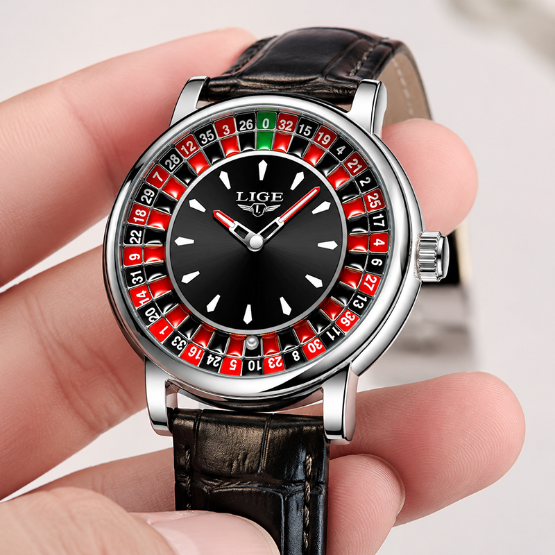 Jewelry Inspired Watches - Orologio da Uomo LIGE, Marca di