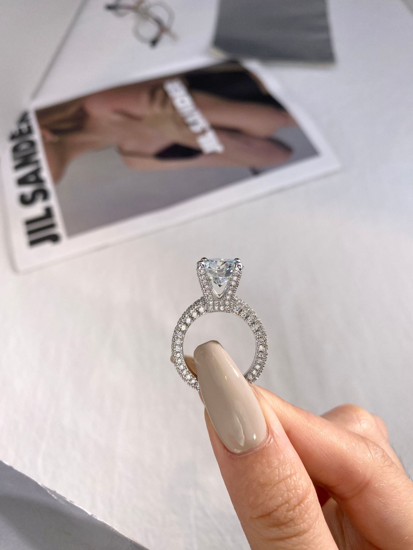Anelli di diamanti Moissanite  - Moissanite Ring recensione e prezzo
