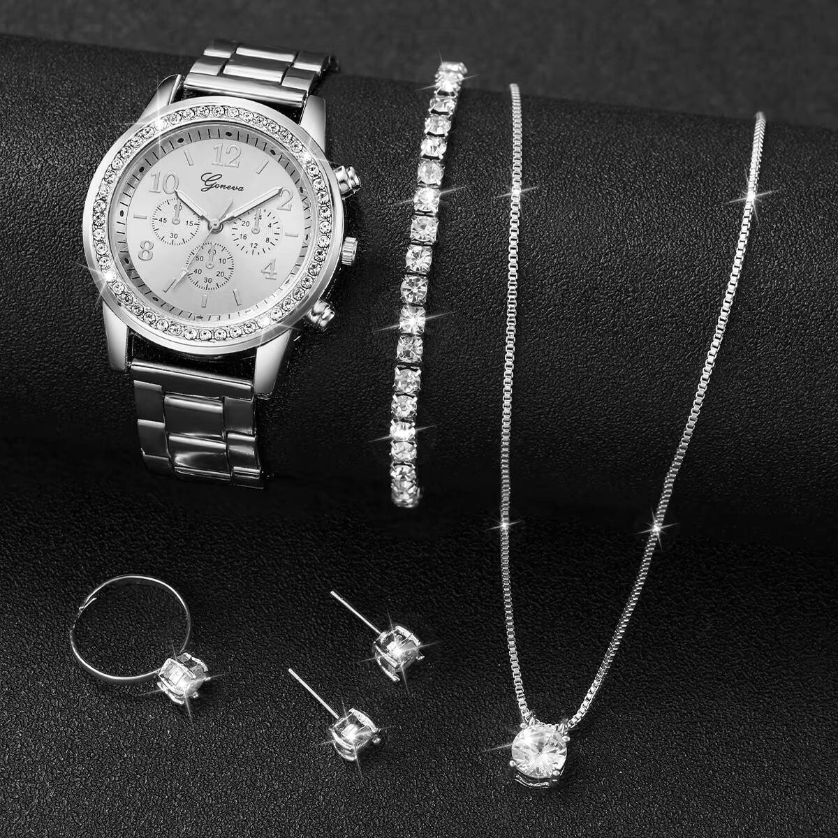 6 pezzi/set orologi da donna a - Jewelry Box Watches Bracelets recensione e prezzo