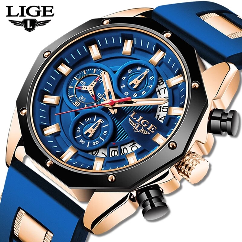 LIGE Moda Uomo Orologi Top Bra - Jewelry Inspired Watches recensione e prezzo