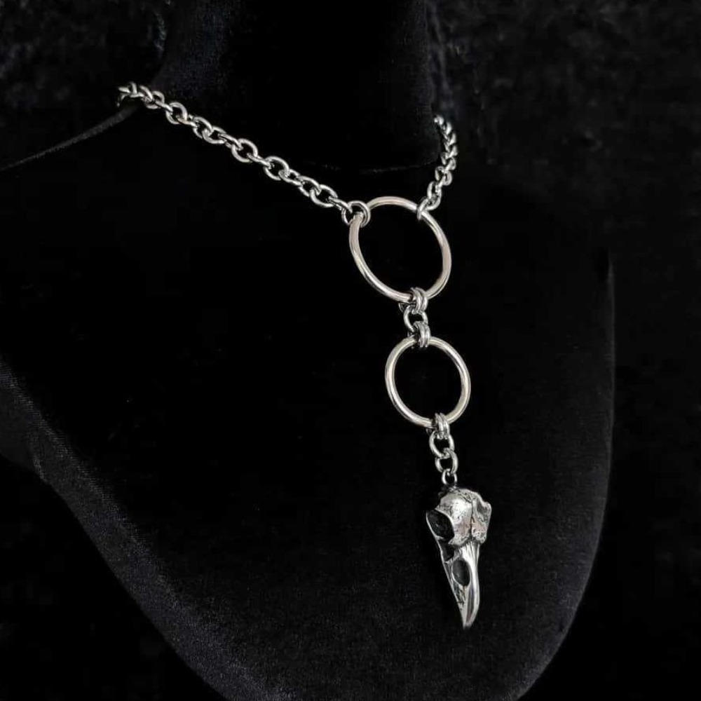 Nuova Collana Gotica in Acciai - Gothic Skull Ring recensione e prezzo