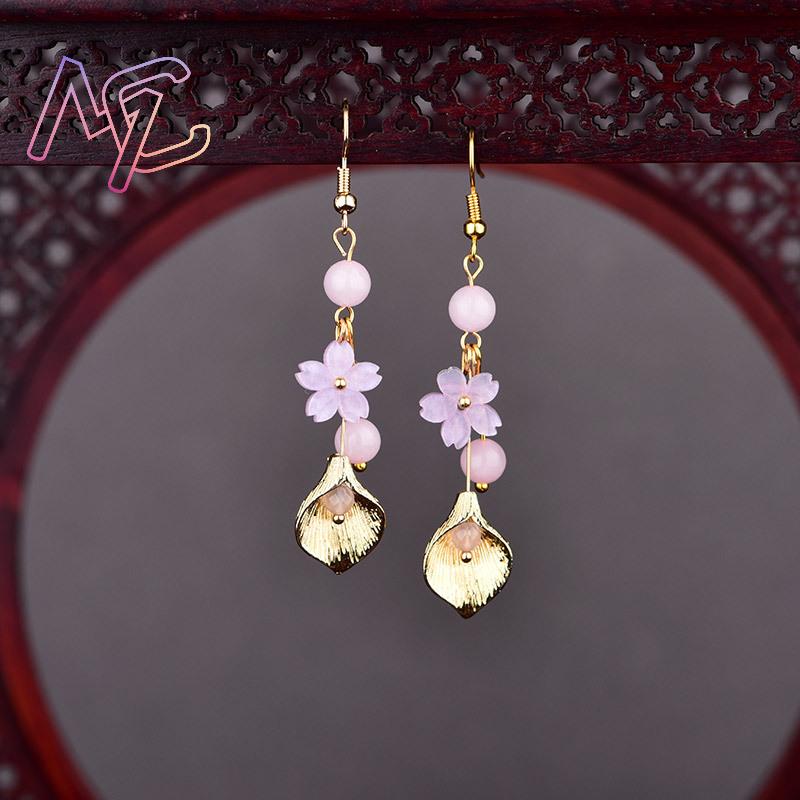 Orecchini con fiori di giada n - Luxury Gifts Jewelry & Watches Namfleg Mostar recensione e prezzo