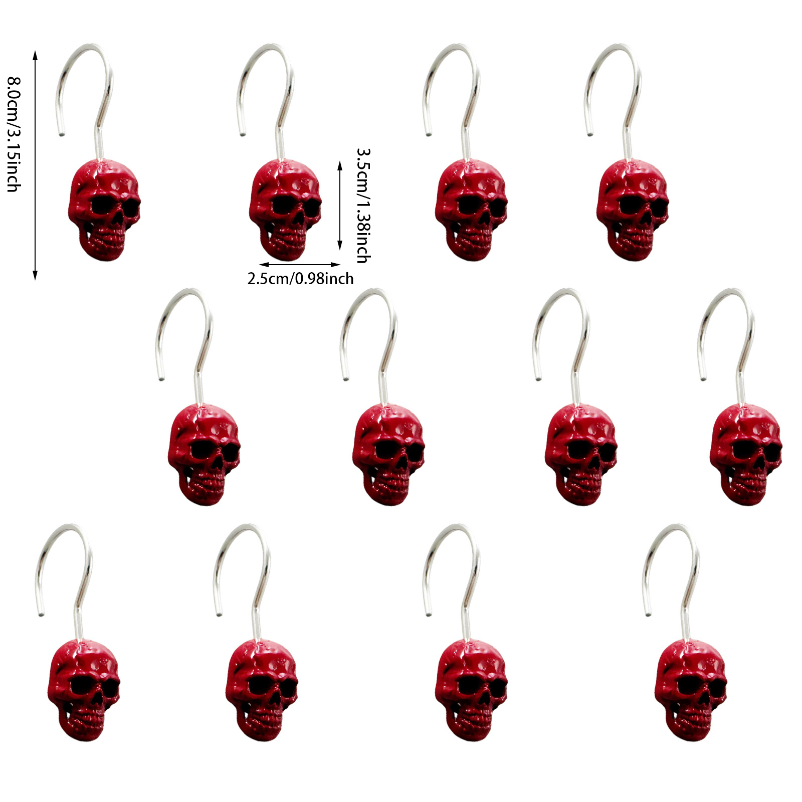 12 Pezzi di Ganci per Tenda da - Gothic Skull Ring recensione e prezzo