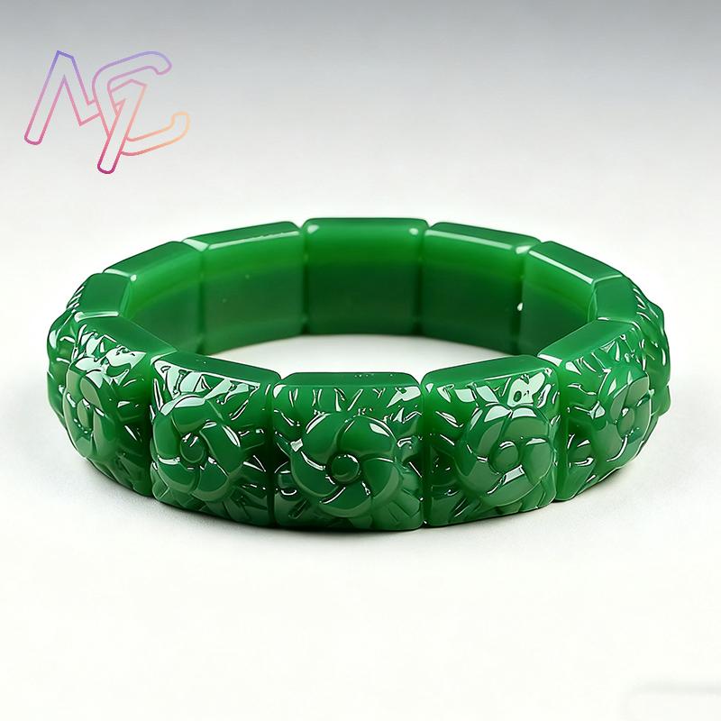 Bracciale con fiore di giada r - Luxury Gifts Jewelry & Watches Namfleg Mostar recensione e prezzo