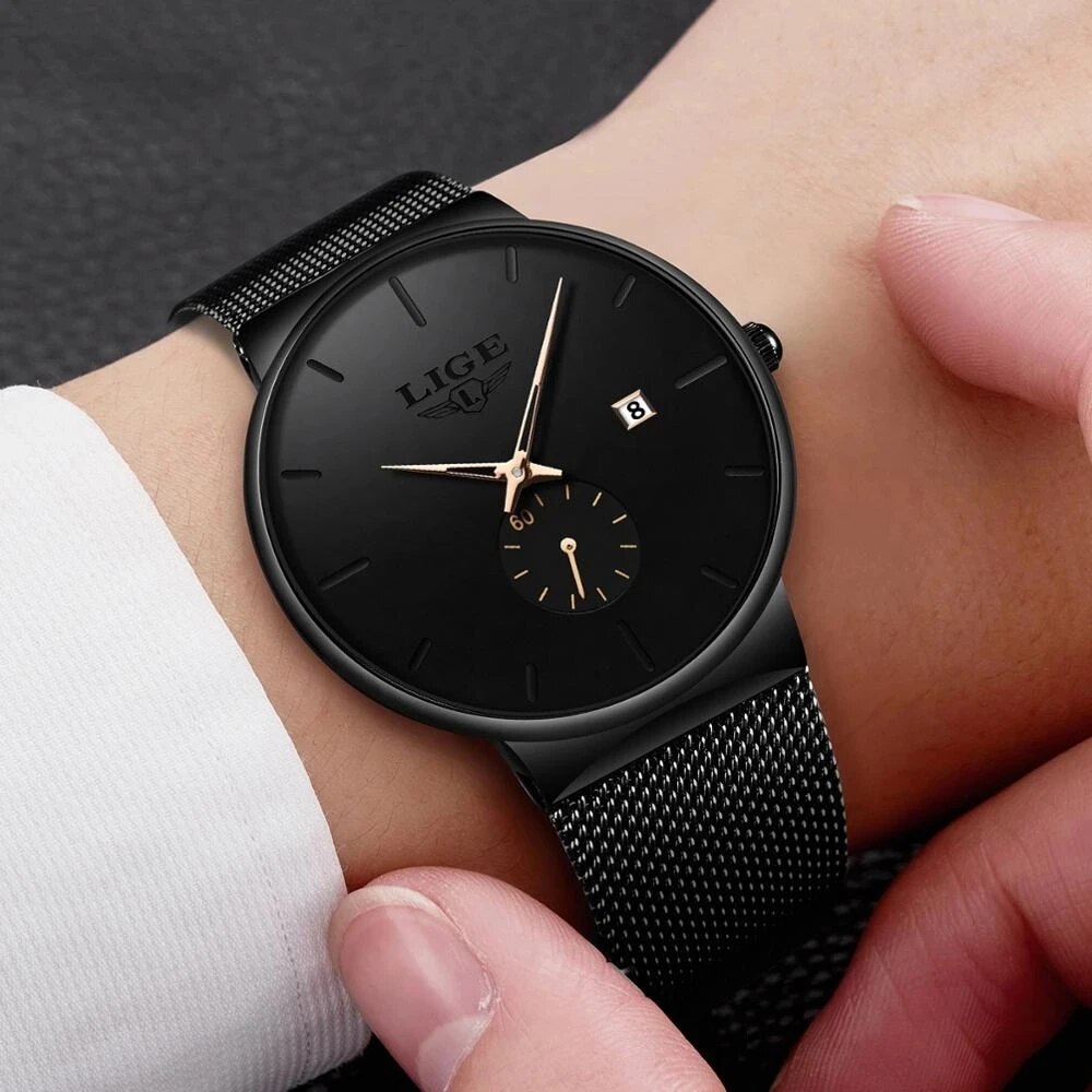 LIGE Fashion Mens orologi Top  - Jewelry Inspired Watches recensione e prezzo