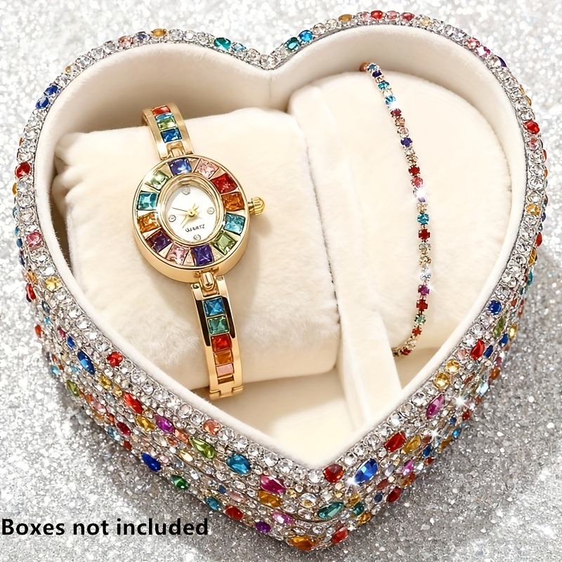 Set di 2 eleganti orologi da d - Jewelry Box Watches Bracelets recensione e prezzo