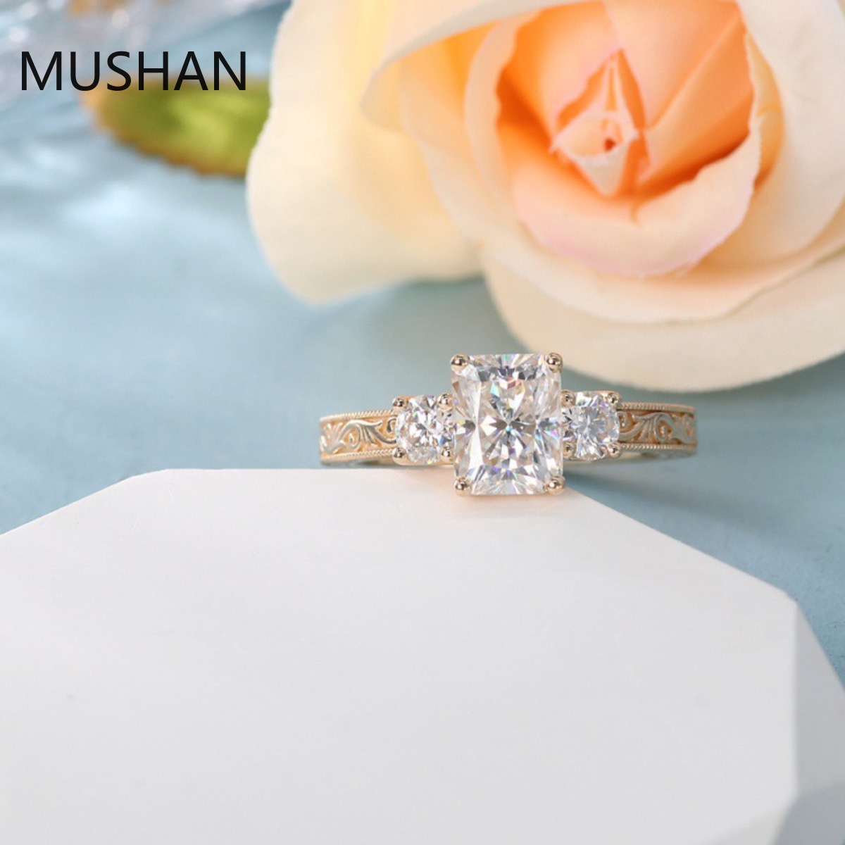Anelli di lusso personalizzati - Moissanite Ring recensione e prezzo